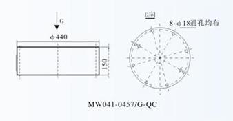 MW041-0457/G-QC�磁�F�a品外形�D